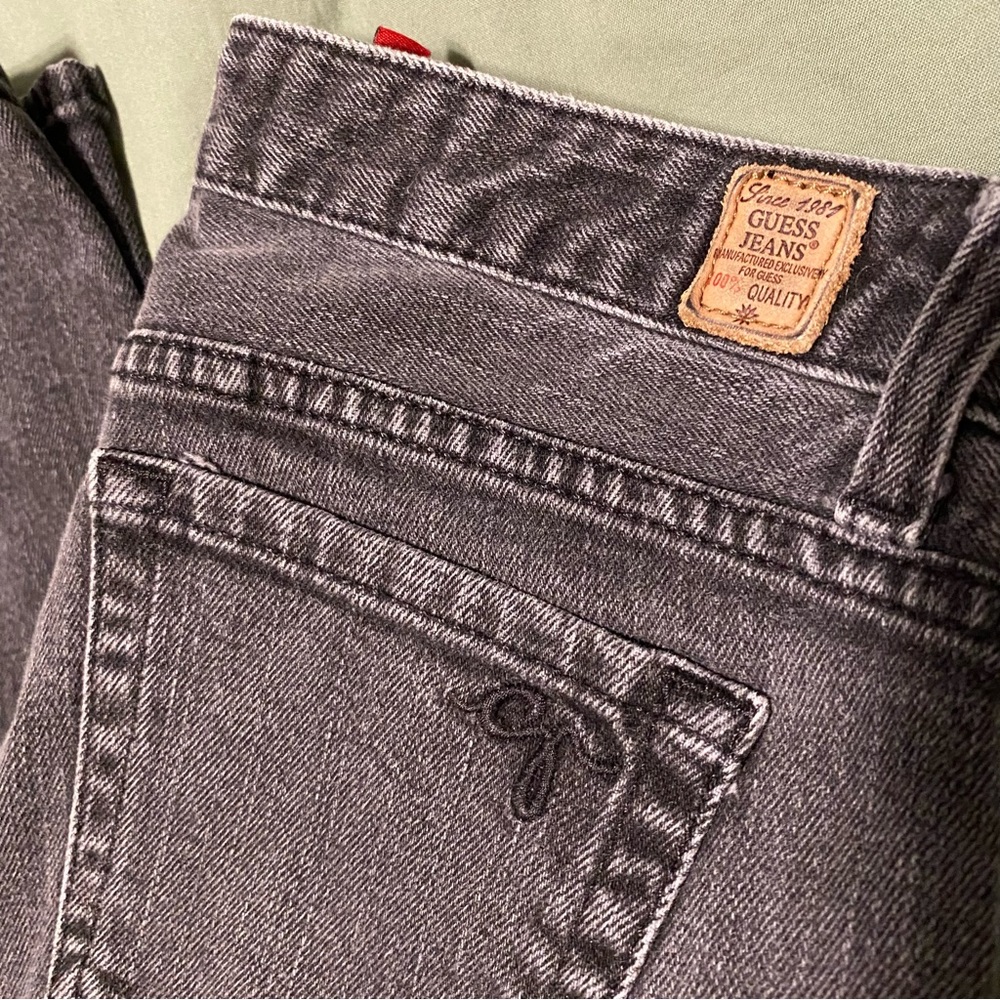 Low rise flare jeans